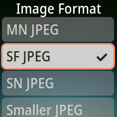 Image Format list