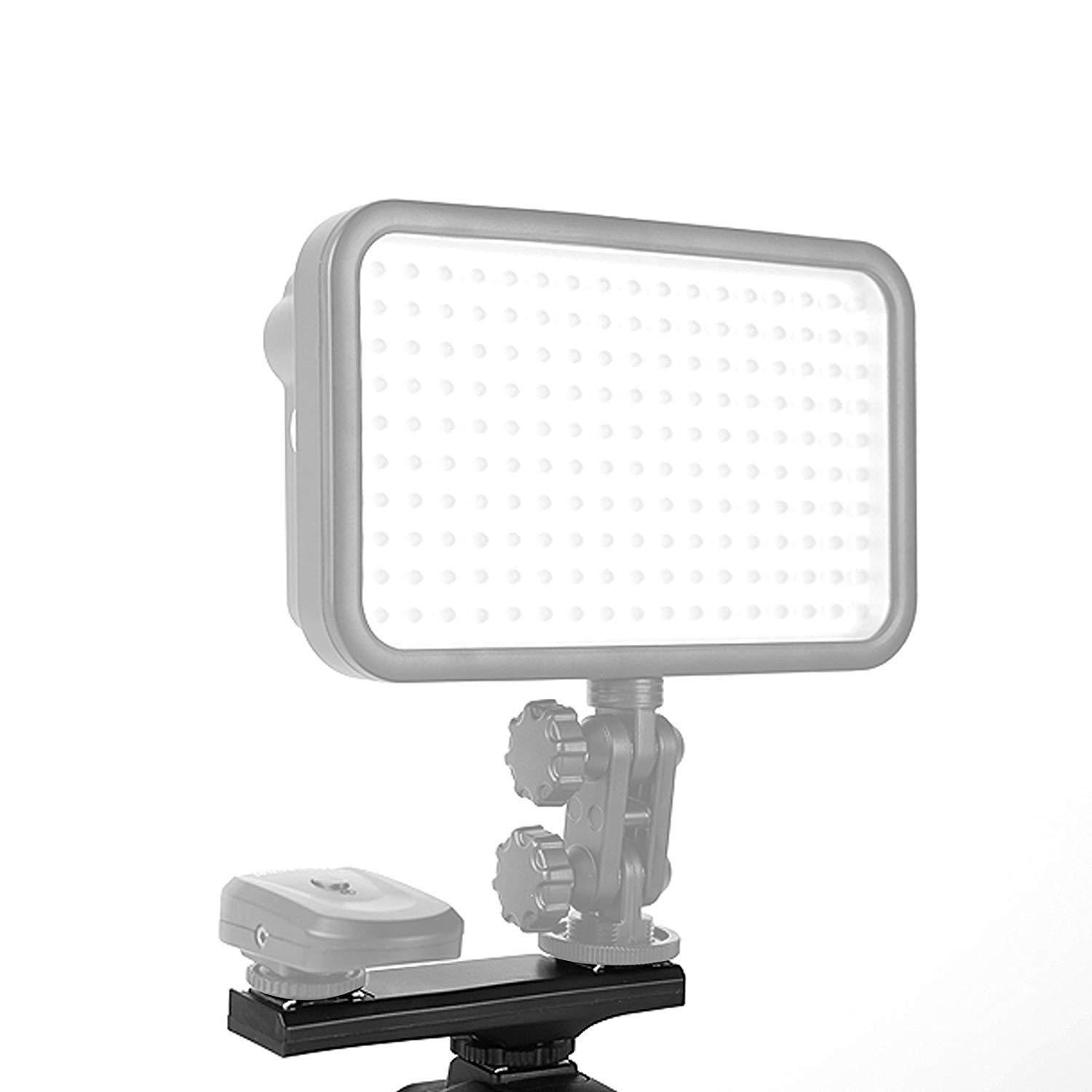 Soporte Deslizante Flash Para Doble Zapata Camara Luz LeD | MUY BARATICOS